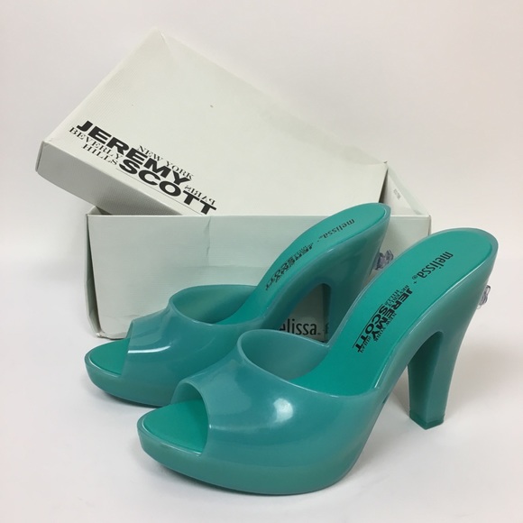 Jeremy Scott Shoes - NEW Melissa x Jeremy Scott Inflatable Mule Heels